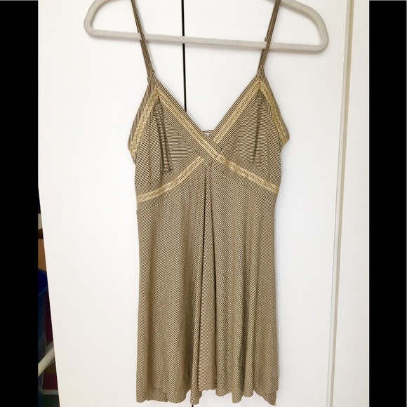 Gorgeous Shine New York gold/brown hi lo tunic! - Picture 1 of 8